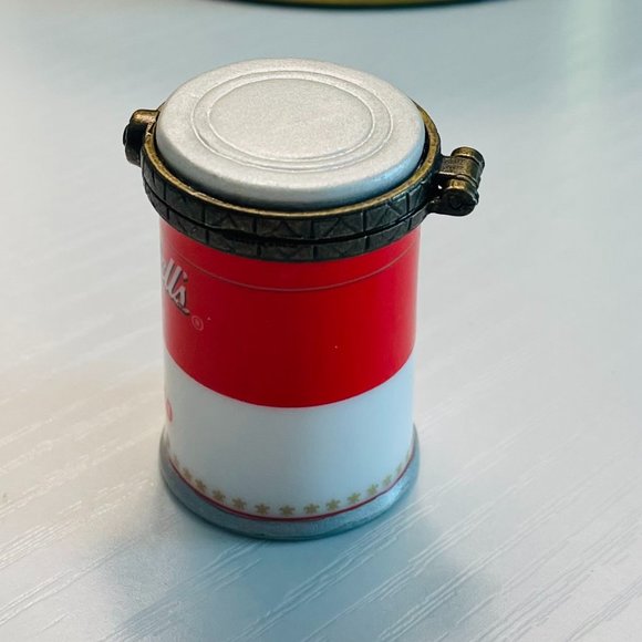 Vintage "1999" Campbells Tomato Soup Tiny Porcelain Hinged Box - Picture 6 of 12